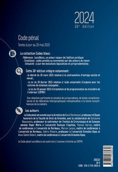 Code pénal 2024