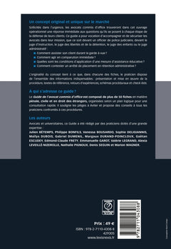 Guide de l'avocat commis d'office