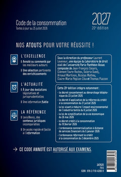 Code de la consommation 2027
