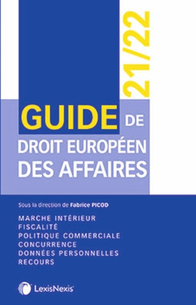Guide européen de droit des affaires 2021-2022