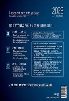 Code de la sécurité sociale 2026