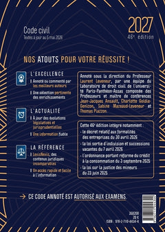 Code civil 2027 - jaquette Soleil levant