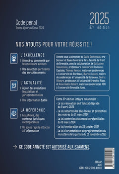 Code pénal 2025