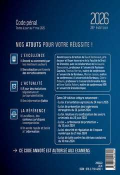 Code pénal 2026