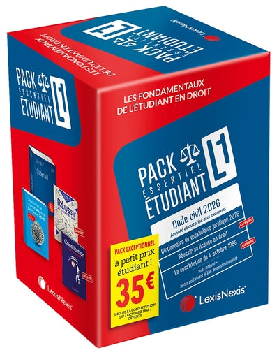 Pack étudiant essentiel L1 2026