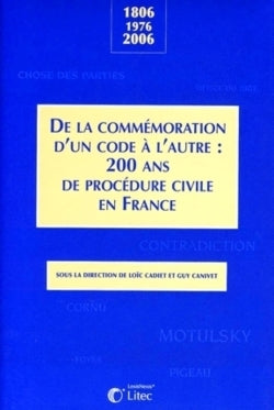 Colloque Commémoration Bicentenaire Code de Procédure Civile