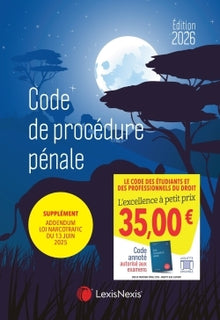 Code de procédure pénale 2026