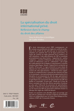 La spécialisation du droit international privé