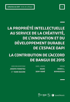 La propriété intellectuelle au service de la créativité et du développement de l'espace OAPI