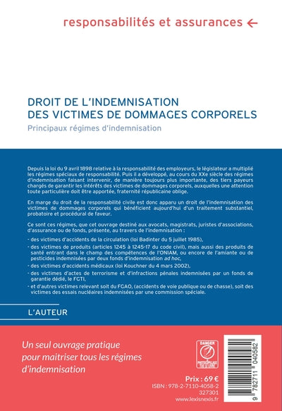 Droit de l'indemnisation des victimes de dommages corporels