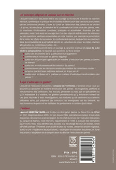 Guide de l'exécution des peines