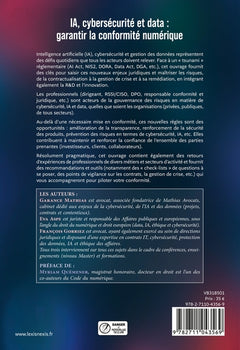 IA, Cybersécurité et Data : garantir la conformité numérique