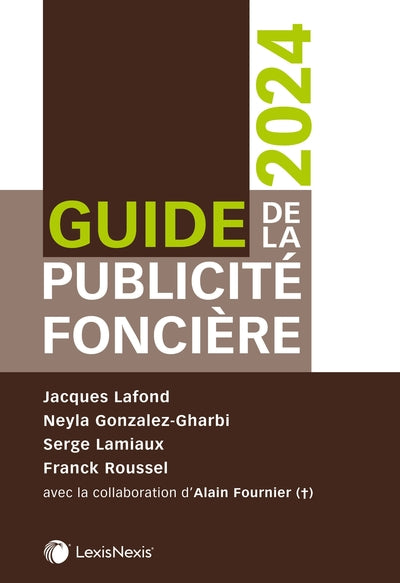 Guide de la publicité foncière 2024