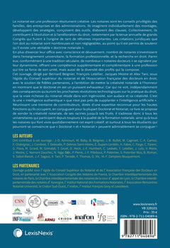 La créativité notariale & le doctorat en droit