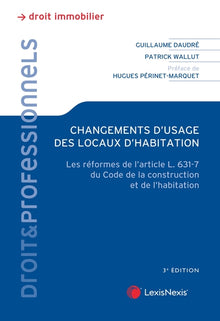 Changements d'usage des locaux d'habitation