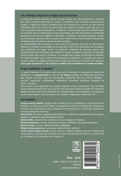 Guide des modes amiables de résolution des différends 2024 2025