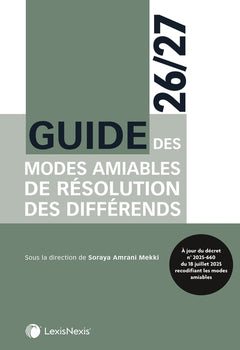 Guide des modes amiables de résolution des différends 2024 2025