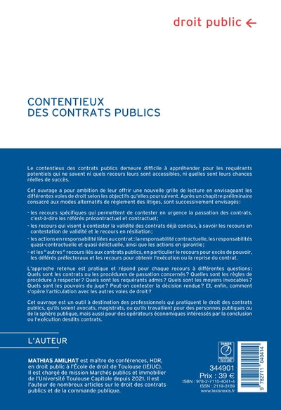 Contentieux des contrats publics
