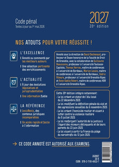 Code pénal Jaquette 2027 - Jaquette  Flower power