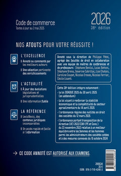 Code de commerce 2026