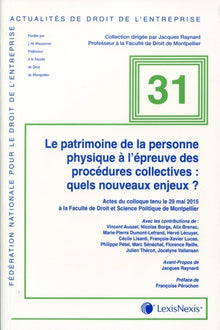 Le patrimoine de la personne physique à l'épreuve des procédures collectives