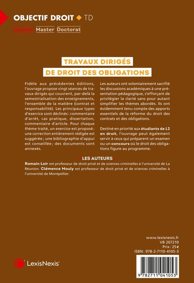 Travaux dirigés de droit des obligations