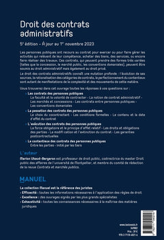 Droit des contrats administratifs