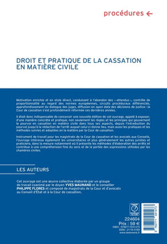 Droit et pratique de la cassation en matière civile