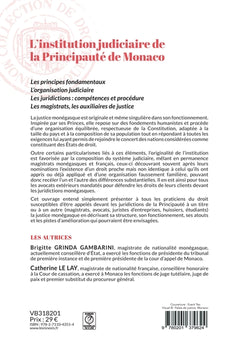 L'institution judiciaire de la Principauté de Monaco