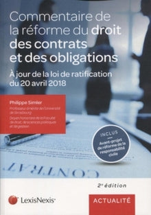 Commentaire de la réforme du droit des contrats et des obligations