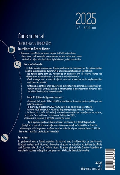 Code notarial 2025
