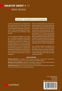 Travaux dirigés de droit constitutionnel