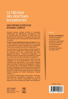 La fabrique des directives européennes