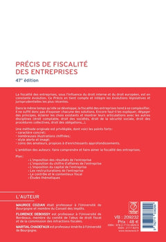 Précis de fiscalité des entreprises 2023 - 2024