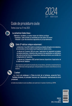 Code de procédure civile 2024