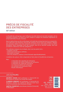 Précis de fiscalité des entreprises 2026/2027