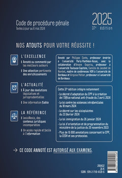 Code de procédure pénale 2025