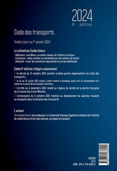 Code des transports 2024