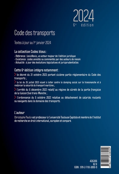 Code des transports 2024