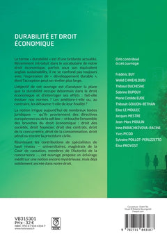 Durabilité et droit économique