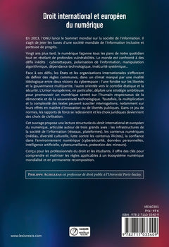 Droit international et européen du numérique