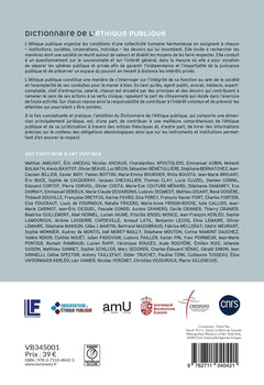 Dictionnaire de l'éthique publique