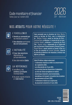 Code monétaire et financier 2026
