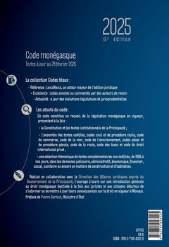 Code monégasque 2025