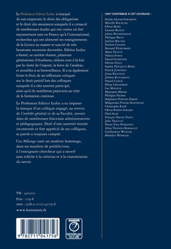 Mélanges en l'honneur du Professeur Fabrice Leduc