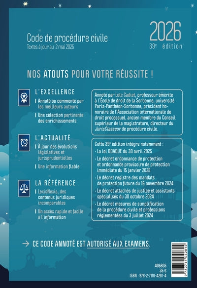 Code de procédure civile 2026