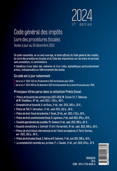 Code général des impôts et Livre des procédures fiscales 2024