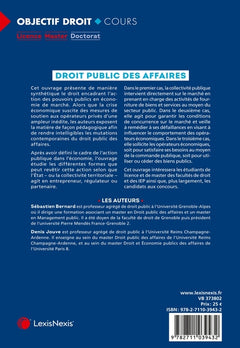 Droit public des affaires