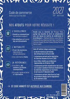 Code de commerce 2027 jaquette A la manière de Matisse