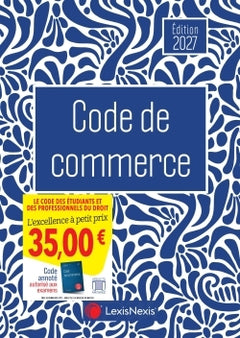 Code de commerce 2027 jaquette A la manière de Matis